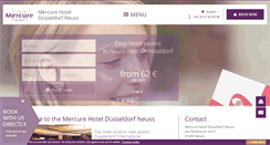 Desktop Screenshot of hotel-duesseldorf-neuss.com